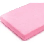 Maceshka Prostěradlo nepropustné froté 120x60 cm Růžové