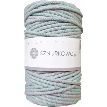Příze Sznurkowo šňůry 5 mm - pastelový mix