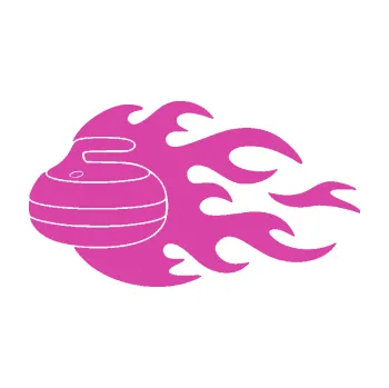 Samolepicí dekorace na vozidlo Curling 005 levá kámen (16 - růžová) SAMOLEPKA NA AUTO, NÁLEPKA, FÓLIE, POLEP, TUNING, VLASTNÍ TEXT, TISK, AUTOSAMOLEPKY.cz, POLEPY, OBRÁZEK, LOGO, 3D STICKERS