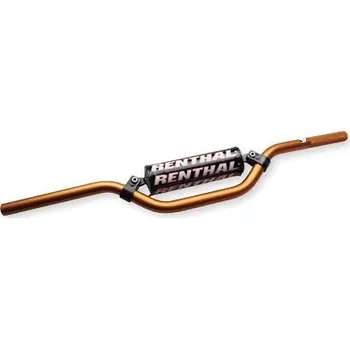 Řídítka RENTHAL řidítka 7/8 (22mm) MX MINI HANDLEBAR ORANGE KTM 85 SX PADDED barva oranžová s chráničem (RENTHAL řidítka 7/8 (22mm) MX MINI HANDLEBAR ORANGE KTM 85 SX PADDED barva oranžová s chráničem)