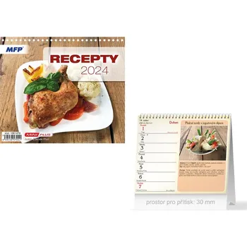 Kalendář MFP Stolní mini kalendář Recepty 2024