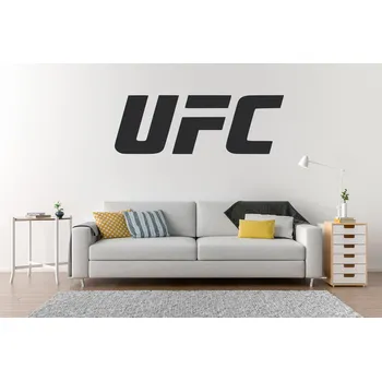 Samolepící dekorace Lepy.cz Samolepka na zeď UFC Velikost (šířka x výška): 30x10cm, Barevná varianta: Světle hnědá