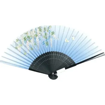 Japonský vějíř Butterfly Blue
