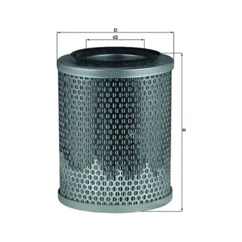 Vzduchový filtr Vzduchový filtr MAHLE LX 196