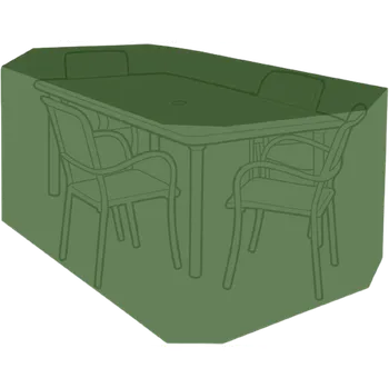 Krycí plachta M.A.T. Group Krycí plachta na set 4 židlí a obdélníkový stůl 90g/m2 215 x 173 cm