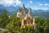 Puzzle Castorland Pohled na zámek Neuschwanstein 500 dílků