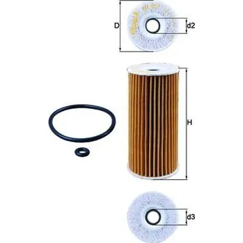 Olejový filtr Olejový filtr MAHLE OX 201D