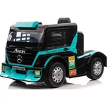 Mamido Dětský elektrický kamion Mercedes Axor LCD tyrkysový