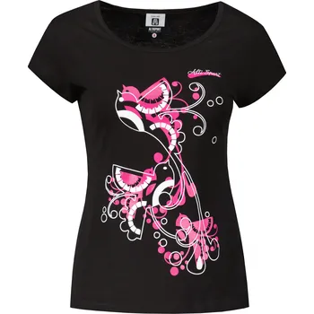 Dámské triko ALTISPORT ALW179122 ČERNORŮŽOVÁ M