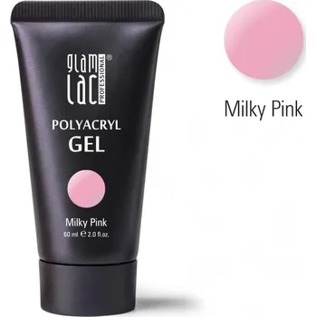 Umělé nehty GlamLac Polyacryl Gel Milky Pink 5-60ml 5ml: 5ml