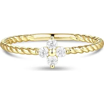 Prsten Zlatý prsten AURINO se zirkony R27351FCZZ4Y-58