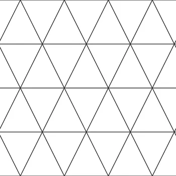 Tapeta Origin Geometrická vliesová tapeta na zeď - černé obrysy trojúhelníků 347683, Precious, Origin, velikost 0,53 x 10,05 m
