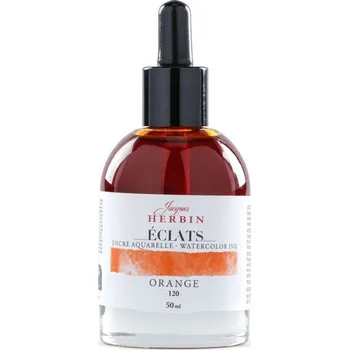 Herbin Jacques akvarelový inkoust (50ml) oranžová