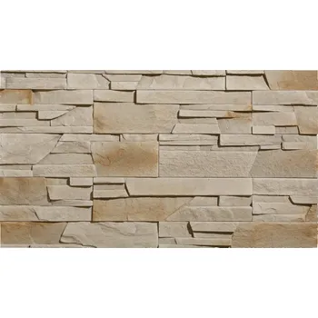 Obklad Stegu Betonový obklad, Z BETONU, BOLZANO 2, světlá, 93 x 200 - 340 mm, tloušťka 8-23 mm, 0.49 m2