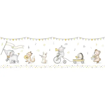 Samolepící dekorace ICH Wallcoverings Dětská samolepící bordura se zvířátky 472-3, Pippo, ICH Wallcoverings, velikost 0,16 x 5 m
