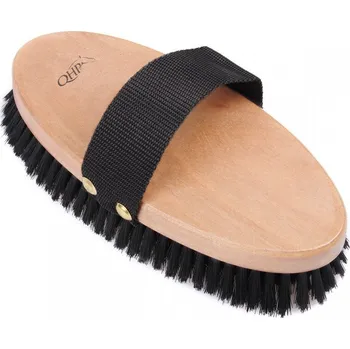 Čištění pro koně Q-essentials Kartáč na tělo Q-essentials, černý