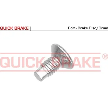 Brzdový systém Šroub, brzdový kotouč Quick Brake 11663