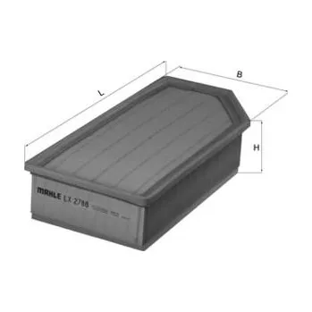 Vzduchový filtr Vzduchový filtr MAHLE LX 2788