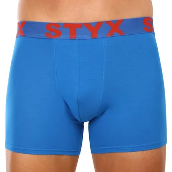 Boxerky Pánské boxerky Styx long sportovní guma modré (U1167) M Možnost vrácení zboží ZDARMA do 120 dnů!