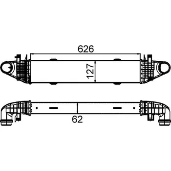 Chladič motoru Chladič turba MAHLE CI 428 000S