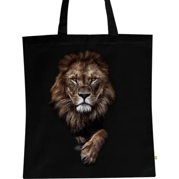 BIO plátěná taška s potiskem Lev ve stínu