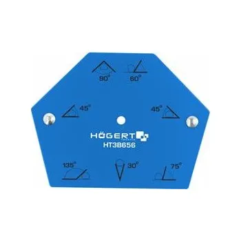 Úhloměr Högert Magnetický svařovací úhelník šestihranný, 22,5 kg