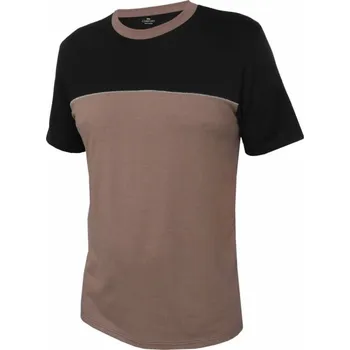 Pánské tričko Pánské tričko, krátký rukáv KESUS 901 černá/sv.hnědá L