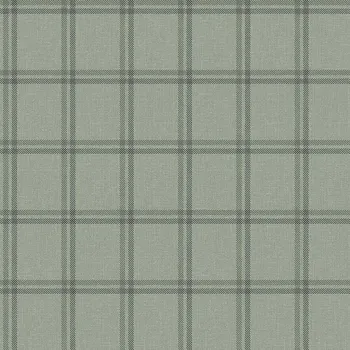 Tapeta Origin Vliesová tapeta na zed imitace zelené látky, anglické káro 347623, Natural Fabrics, Origin, velikost 0,53 x 10,05 m