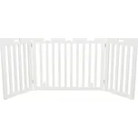 Branka pro psy 3 díly 82-124 x 61 cm bílá