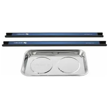 Dílenský regál Högert Lišty a magnetická miska sada 3 ks