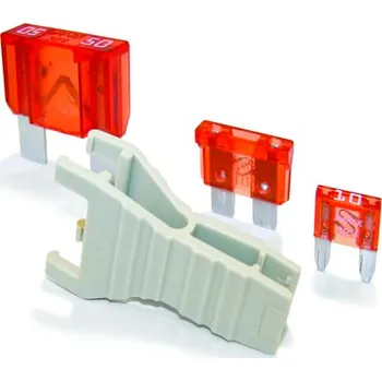 Autopojistky pinzeta na ploché, mini a maxi pojistky