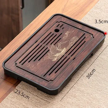 Čínský podnos na vodu pro čajový obřad - Loď 1