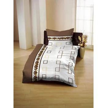 Povlečení Gerald Wittmann Ložní povlečení Marisa 140x200/90x70 cm Vzor 35112/2 Vafle 100% Bavlna