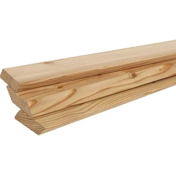 Stavební profil Modřínový fasádní profil 24 x 68 x 3 000 mm AB Rhombus