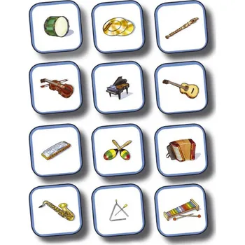 Pexeso Pexeso - hud. nástroje pro předškoláky