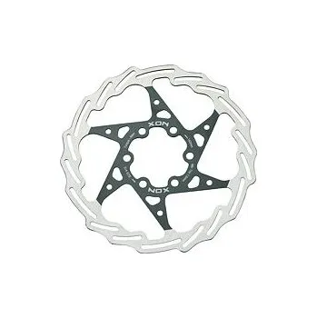 Brzda na kolo XON XBR-06 Brzdový kotouč 6 děr 140 / 160 / 180 / 203 mm Barva: stříbrný, Rozměr: 140mm