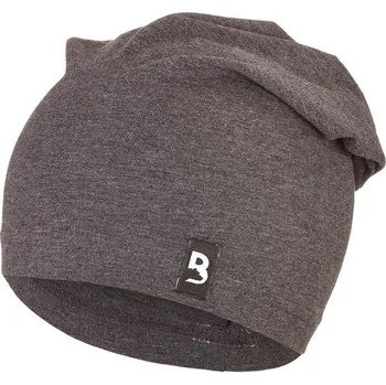 Dětská móda Little Angel Čepice tenká spadlá BARIDI Outlast® UV 50+ Tm. šedý melír Vel. 6 (54 - 57 cm)