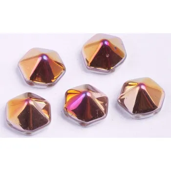 Korálek Dvoudírkový hexagon č43