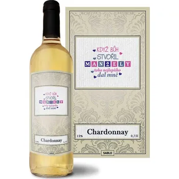 Víno Sablio Bílé víno Když Bůh stvořil manžely: 0,75 l