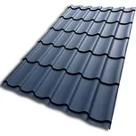 Blachotrapez Kingas Plus 350 Pladur Wrinkle MAT 1195 x 1900 x 0,5 mm RAL 7016 antracitová šedá 1 m²