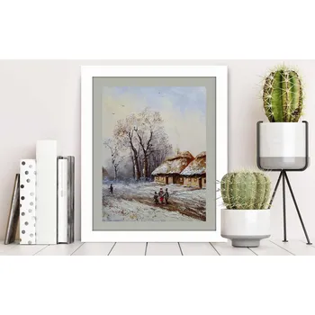 Obraz ASIR Nástěnný obraz COUNTRY MDF