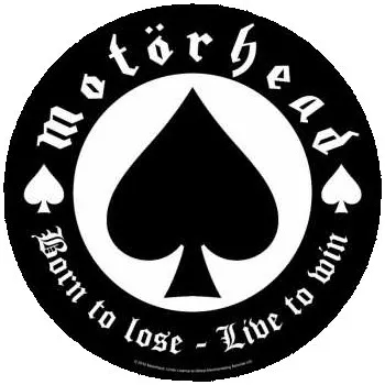 Nášivka Merch Motörhead: Zádová Nášivka Born To Lose 2019