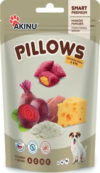 Pamlsek pro psa AKINU Pillows červená řepa/sýr 80 g