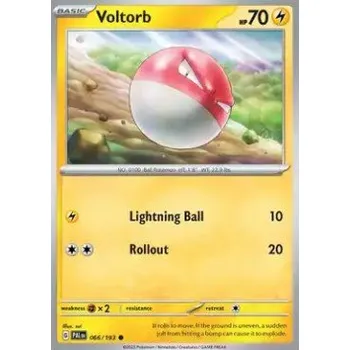 Sběratelská karetní hra Pokémon PAL 066/193 Voltorb - Paldea Evolved Stav: Near Mint, Verze: REVERSE HOLO