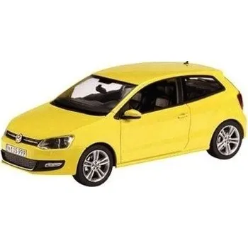 autíčko BBurago VOLKSWAGEN POLO GTI Mk. 5 YELLOW 30233