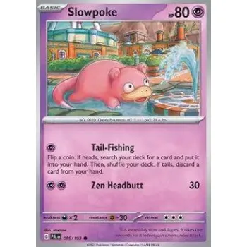 Sběratelská karetní hra Pokémon PAL 085/193 Slowpoke - Paldea Evolved Stav: Near Mint, Verze: NORMAL
