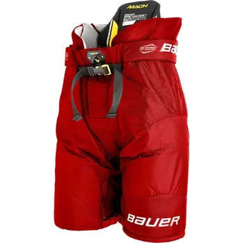 Hokejové kalhoty Kalhoty Bauer Supreme Mach S23 SR, Senior, červená, XL Bauer
