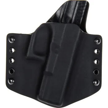 Příslušenství pro sportovní střelbu RH Holsters OWB - Glock 19/23/32 - Glock 19X/45 - vnější kydexové pouzdro - poloviční sweatguard - se sklonem - černá/černá Pouzdro je pro: Pravák