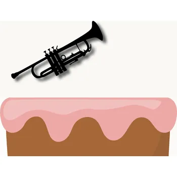 Party dekorace svetzdobeni Zápich TRUBKA