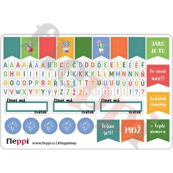 samolepka Fleppi Březen 2019 | arch 1